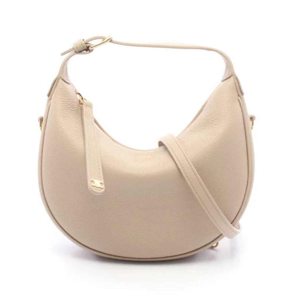 Celine Teen Lulu Handbag Leather Beige Cream